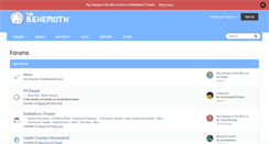 Desktop Screenshot of forums.thebehemoth.com